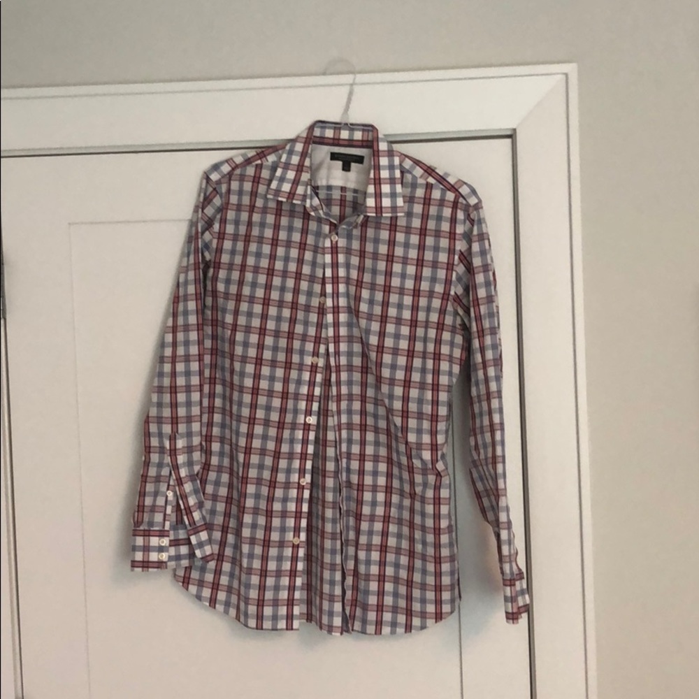 Large slim fit banana republic dress shirt